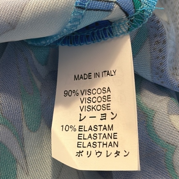 NWT Women’s Averardo Bessi Italian Made Floral Print Dressss Size 12 - Picture 11 of 11